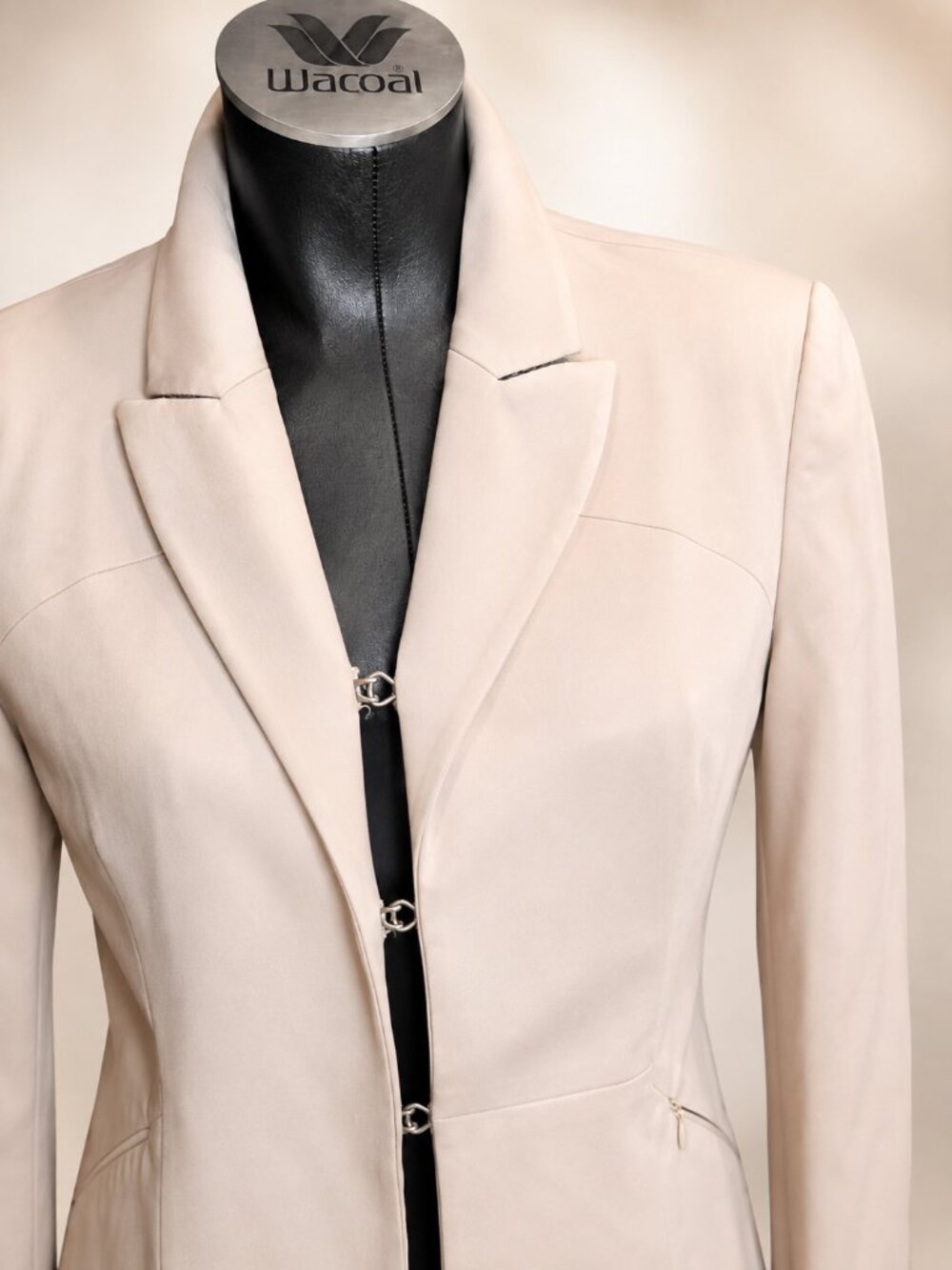 J’s Exte Ivory Tailored Blazer Jacket Made in Italy Size 32/46 - Picture 3 of 13